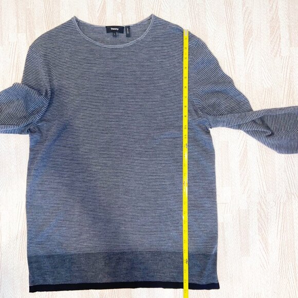 Theory Lightweight Merino Wool Men's Sweater Size Large - Picture 7 of 7